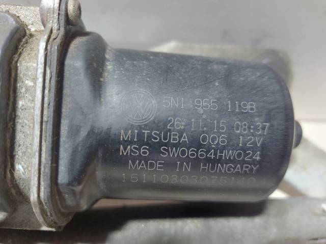 Trapézio de limpador pára-brisas Volkswagen Tiguan 1 5N1, 5N2