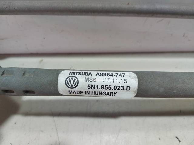 Trapézio de limpador pára-brisas Volkswagen Tiguan 1 5N1, 5N2