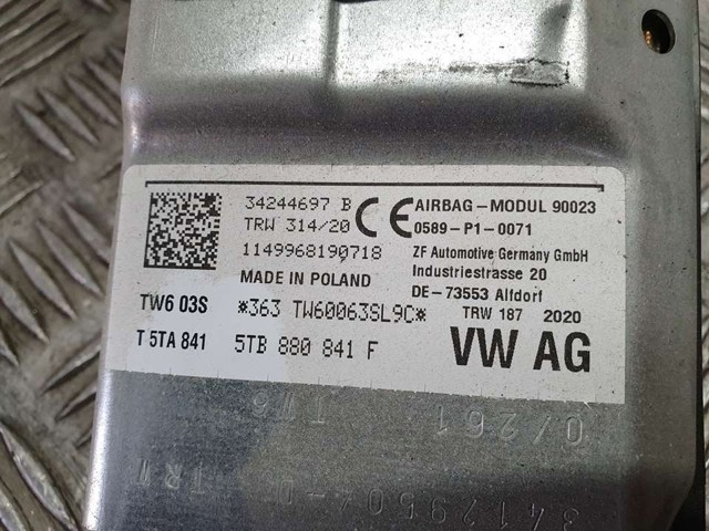 5NA880201E Подушка безопасности (AIRBAG) водительская купить Одесса