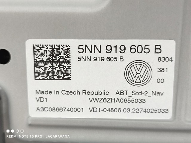 5NN919605B VAG Дисплей многофункциональный купить в Черкассы