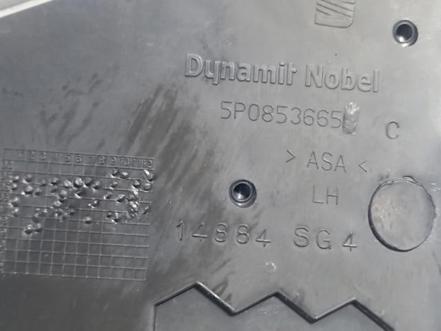 5P0853665C Решетка бампера переднего левая купить Полтава