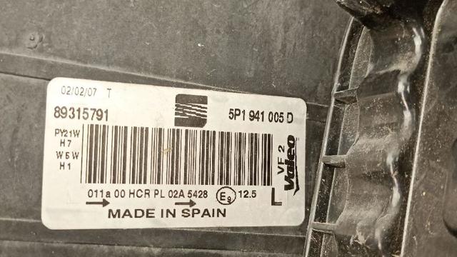 Luz esquerda 5P1941005D VAG