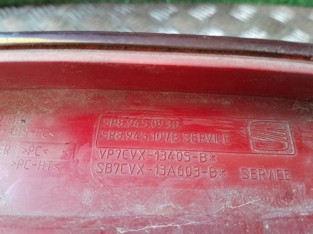 VAG 5P8945107 Фонарь задний левый внутренний в наличии Черновцы