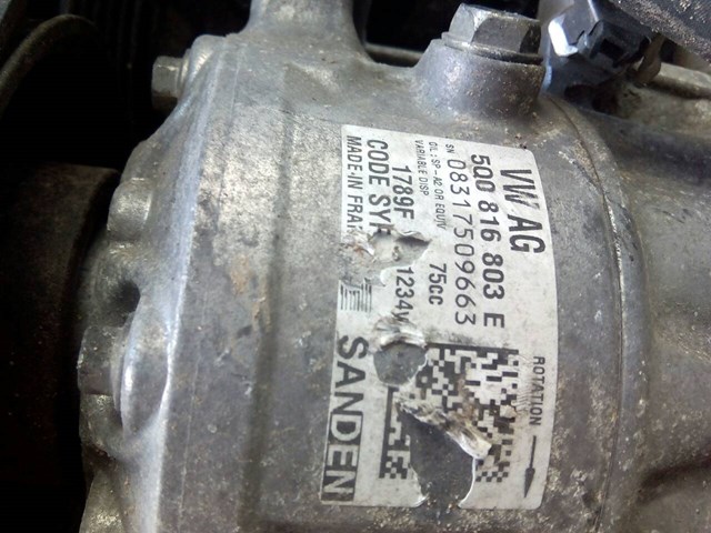 Compressor de ar condicionado para volkswagen passat alltrack passat variante (3g5) bluemotion / 05.15 - ... DCX 5Q0816803E