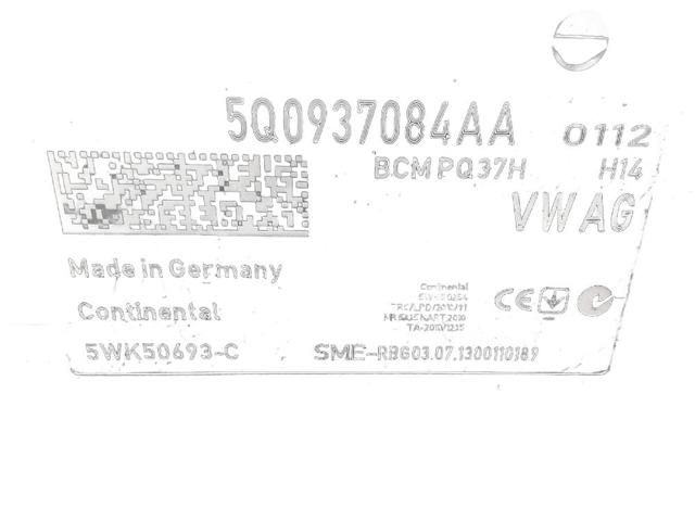 VAG 5Q0937084AA Блок комфорта в наличии Сумы