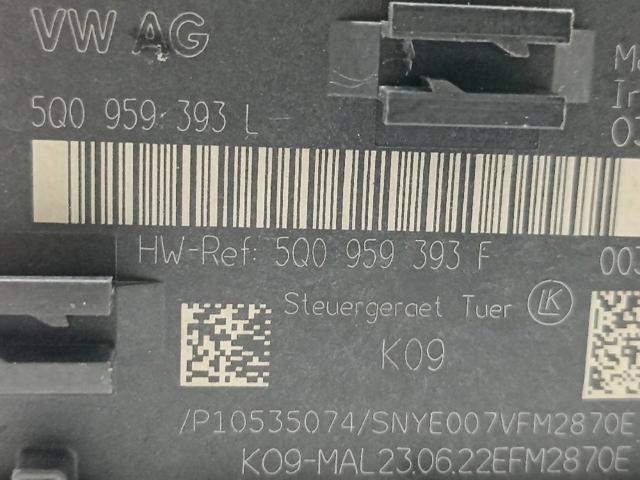 5Q0959393F VAG Блок комфорта передней двери купить в Черкассы