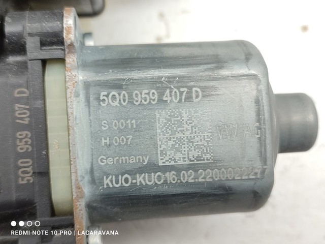5Q0959407D VAG Мотор стеклоподъемника двери задней левой купить в Украина