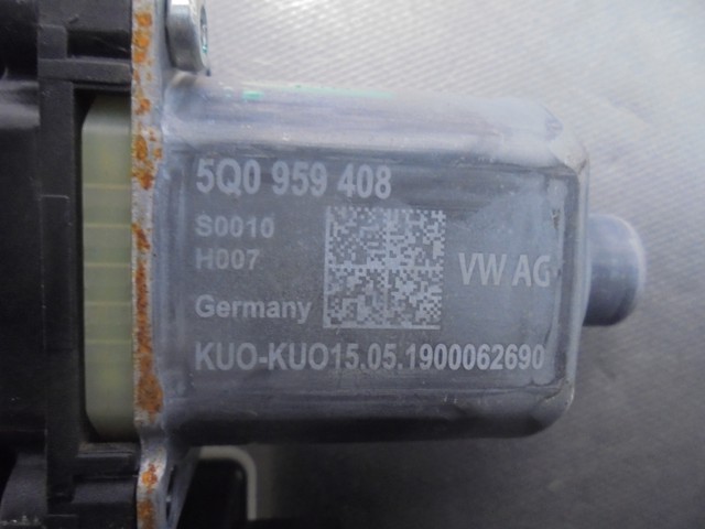 Motor do vidro traseiro direito para o assento ibiza v (KJ1) (2010-...) 1.0 MPI dfnadsgb 5Q0959408
