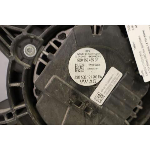5Q0959455BF VAG Диффузор радиатора охлаждения, в сборе с мотором и крыльчаткой купить в Ужгород