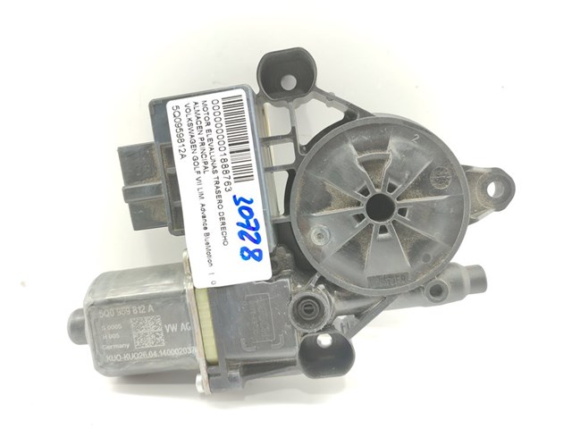 Motor regulador do vidro traseiro direito para Skoda Octavia III 1.6 TDI CXX 5Q0959812A