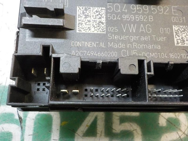 VAG 5Q4959592EZ00 Блок комфорта передней двери в наличии Запорожье