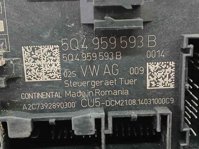 5Q4959593B VAG Блок комфорта передней двери купить в Хмельницкий