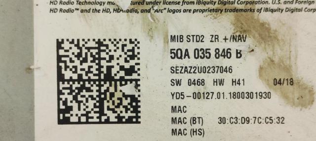 VAG 5QA035846B в наличии Одесса