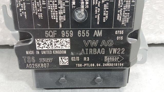 5QF959655AM Модуль-процессор управления подушкой безопасности (ЭБУ AIRBAG) купить Львов
