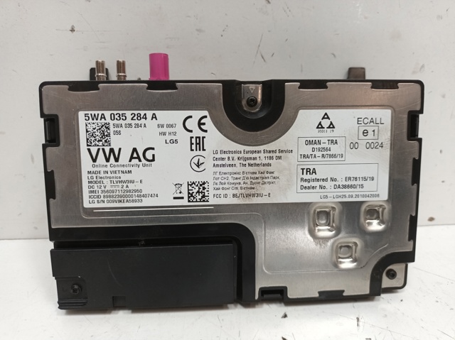 VAG 5WA035284A Блок комфорта в наличии Харьков