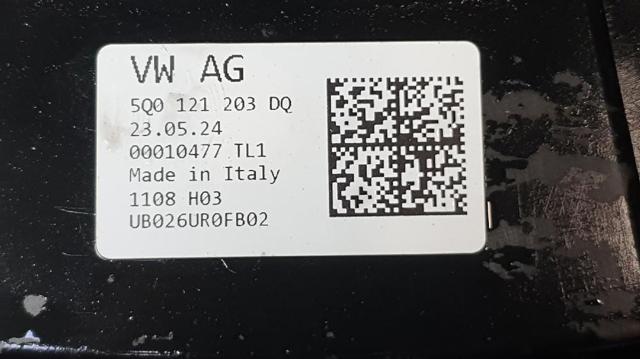 VAG 5WA121203F Диффузор вентилятора в сборе с мотором и крыльчаткой в наличии Полтава