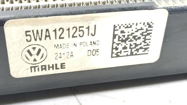 5WA121251J Радиатор охлаждения двигателя дополнительный купить Запорожье