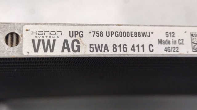 5WA816411C VAG Радиатор кондиционера купить в Николаев