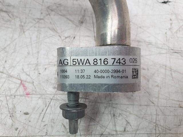 5WA816743 VAG Шланг кондиционера, от испарителя к компрессору купить в Ровно