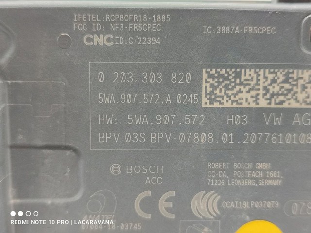 5WA907572A Радарный датчик дистанции купить Житомир