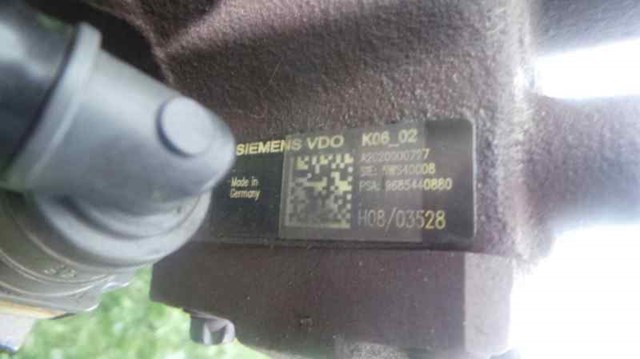 Bomba de alta pressão para ford fiesta vi (cb1,cb1) (2012-...) 1.4 tdci kvja 5WS40008