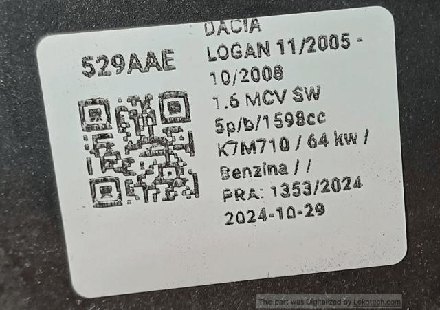 6001549107 Фонарь задний левый купить Львов