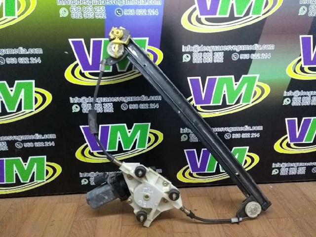 Mecanismo de acionamento de vidro da porta dianteira esquerda 60672278 FIAT