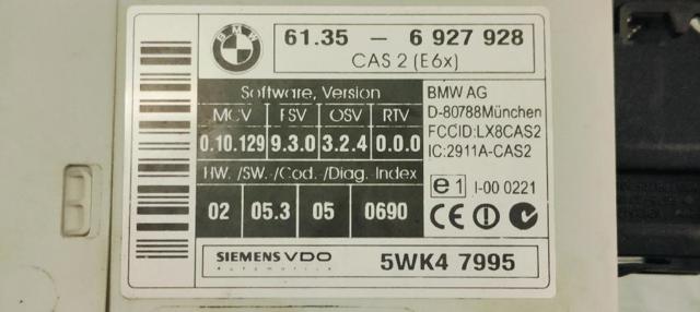61356927928 BMW Блок комфорта купить в Днепр