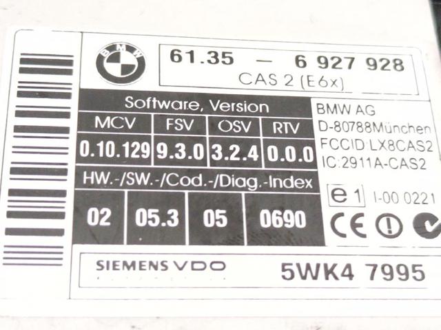 BMW 61356927928 Блок комфорта в наличии Черкассы