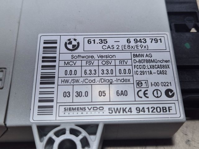 BMW 61356943791 Модуль управления (ЭБУ) иммобилайзером в наличии Полтава