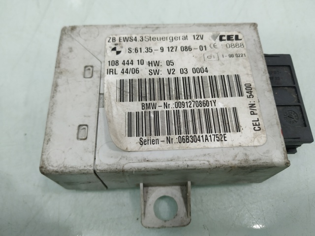 Unidade de controle do imobilizador para BMW X5 3.0 d M57D30 (306D1) 61359127086