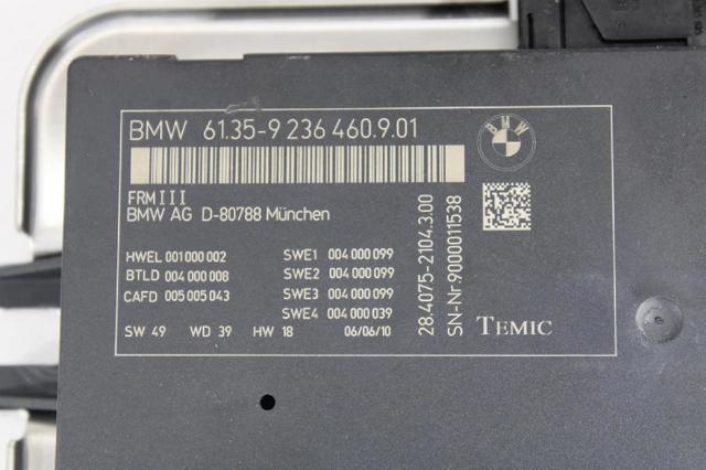 Unidade de conforto BMW 5 F10