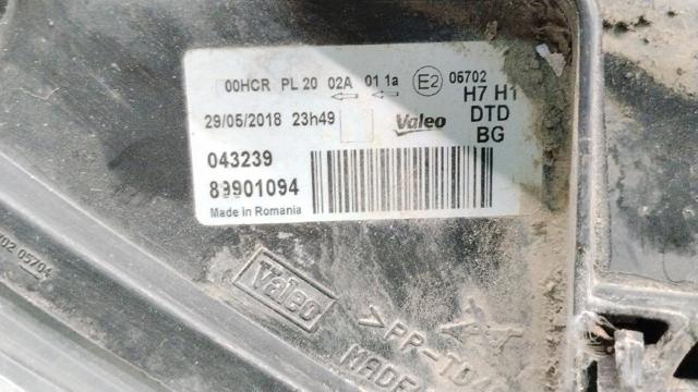 620695 PEUGEOT Фара правая купить в Николаев