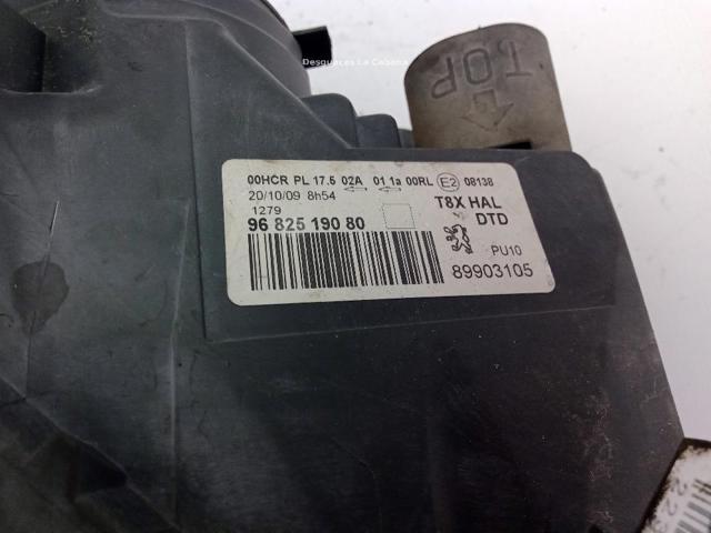 6206N9 PEUGEOT Правая фара купить в Тернополь