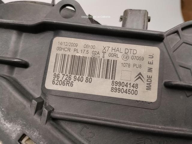 6206R6 PEUGEOT Правая фара купить в Каменское
