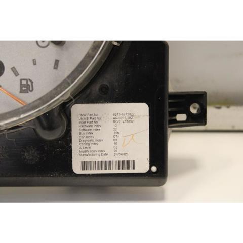 62116953544 BMW Блок шкалы спидометра купить в Сумы
