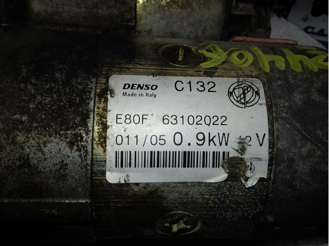 Motor arranque para fiat doblo limusina (119_,119_) (2005-2005) 1.4 350a1000 63102022