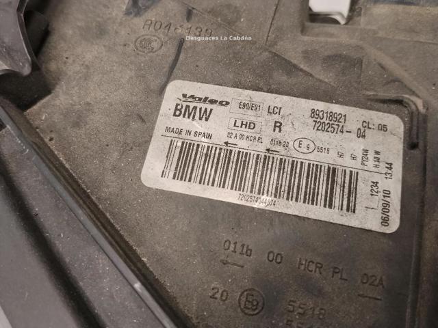 BMW 63117202574 Правая фара в наличии Ужгород