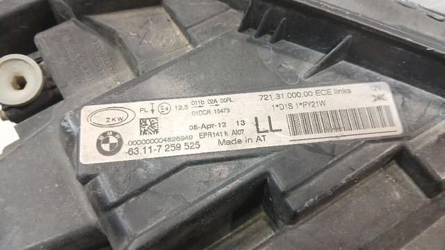 63117259525 BMW Фара левая купить в Чернигов
