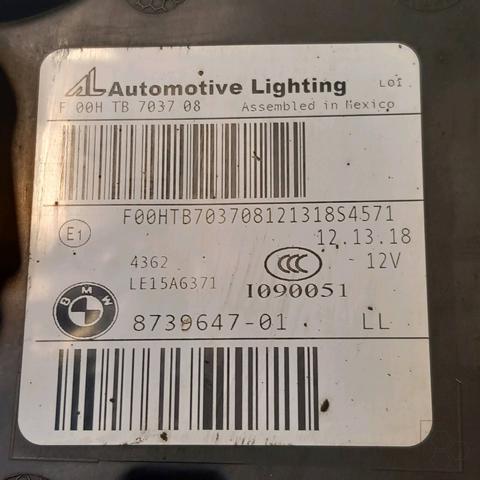 63117466131 BMW Левая фара купить в Черкассы