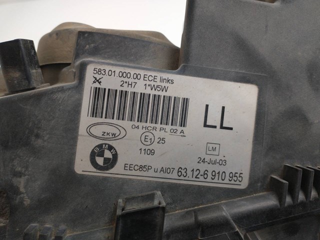 BMW 63126910955 Фара левая в наличии Ужгород