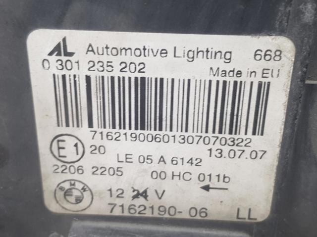 Luz direita 63127162190 BMW