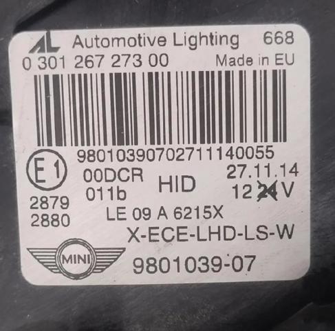 BMW 63129807479 Фара левая в наличии Сумы