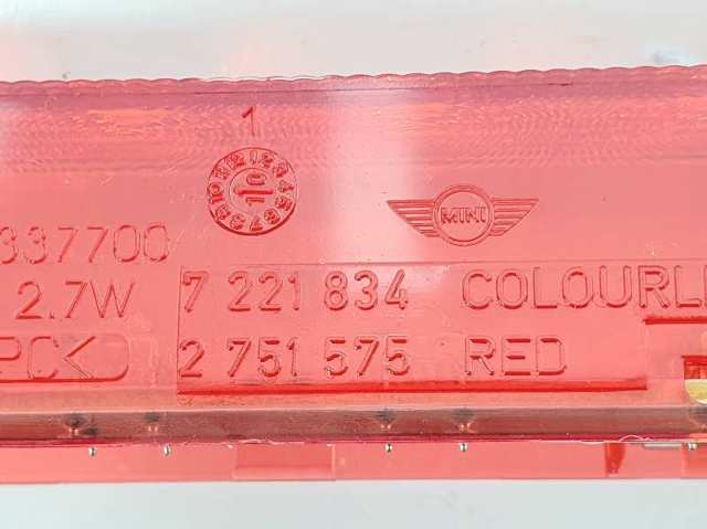 Sinal de parada traseiro adicional MINI Cooper R56