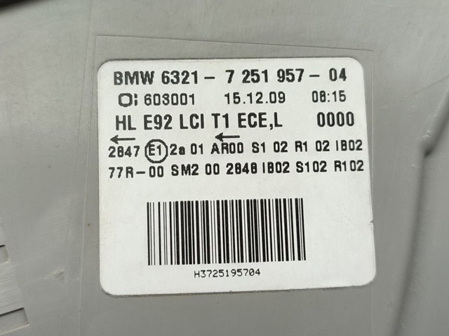 63217251957 BMW Фонарь задний левый внешний купить в Львов