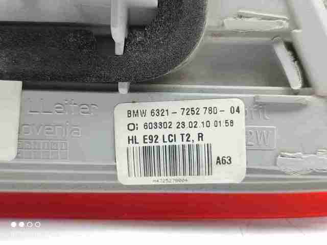 63217252780 BMW Фонарь задний правый внутренний купить в Черкассы