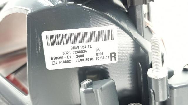 BMW 63217286034 Фонарь задний правый внутренний в наличии Ирпень