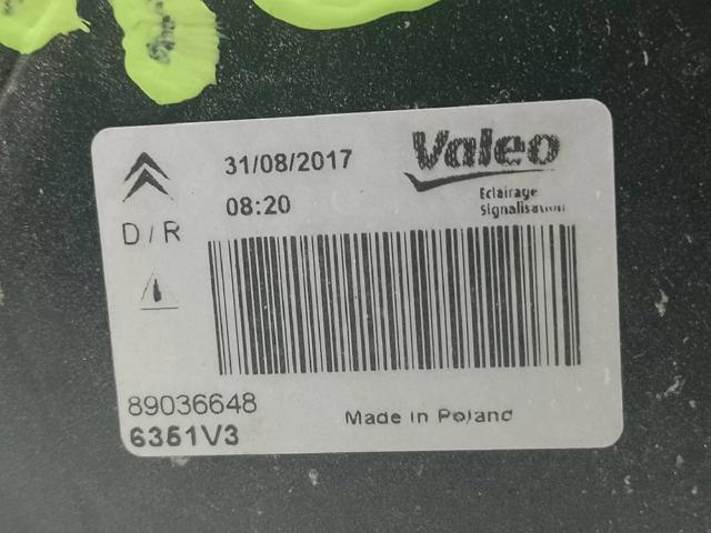 PEUGEOT 6351V3 Фонарь задний правый внешний в наличии Ужгород