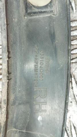 63810JD000 NISSAN Расширитель (накладка) арки переднего крыла правый купить в Ровно