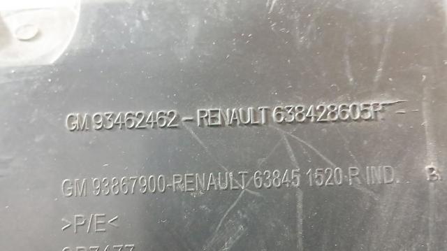 RENAULT 638428605R Подкрылок крыла переднего правый задний в наличии Черновцы